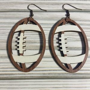 Football earrings